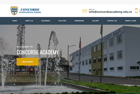 Concorde International School website