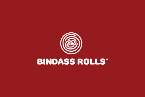 Bindass rolls - logo and branding design